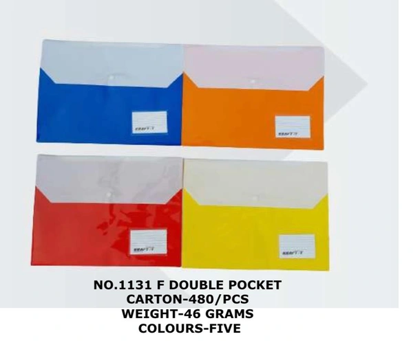 Button File Double Pocket No-113