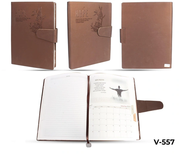 V-557 Diary 2023 B5 Size Hope Diary Magnet Flap & Box 