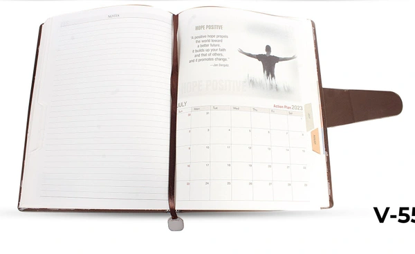 V-557 Diary 2023 B5 Size Hope Diary Magnet Flap & Box 