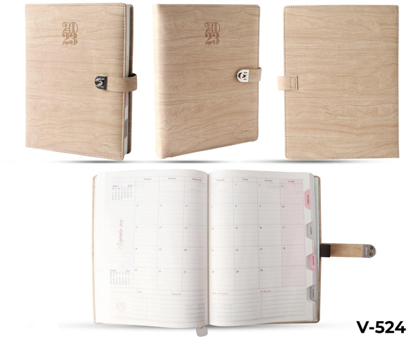 V-524 Diary 2023 B5 With Prem Lock & Box