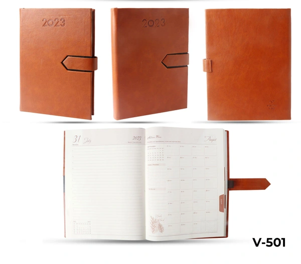 V-501 Diary 2023 B5 Nescafe 1 Dt. Magnet Folder Thermo