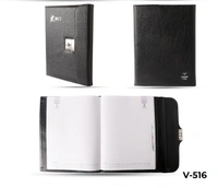 V-516 Diary 2023 B5 Nescafe Key Lock Folder Black