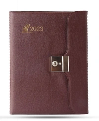 V-516 Diary 2023 B5 Nescafe Key Lock Folder Black
