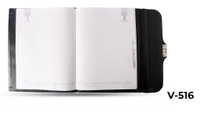 V-516 Diary 2023 B5 Nescafe Key Lock Folder Black