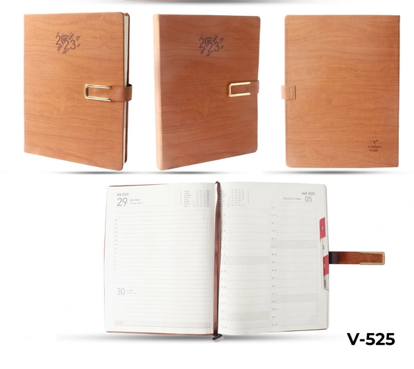 V-525 Diary 2023 B5 Nescafe Thermo W/Lock & Box