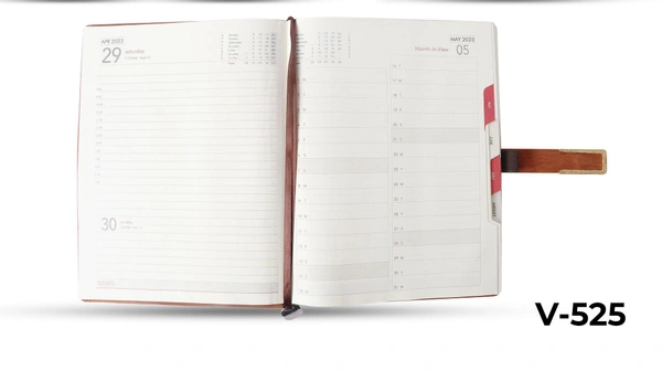 V-525 Diary 2023 B5 Nescafe Thermo W/Lock & Box