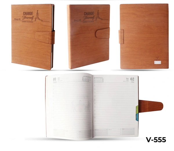 V-555 Diary 2023 B5 Change Yourself Mag Flap W/Box