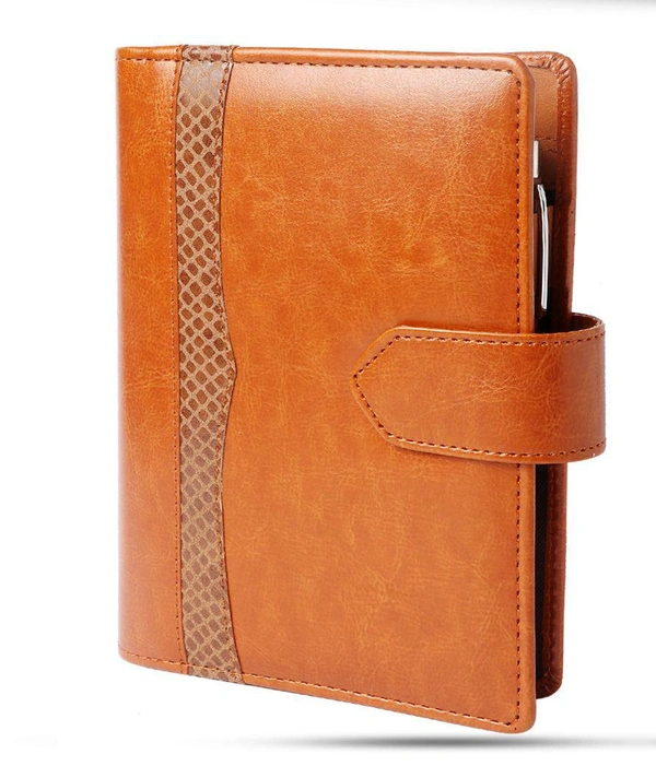 V-407 Diary 2023 A5 Small Organizor Prem Pu/Thermo W/ Sticky Pad + Pen + Spl Box
