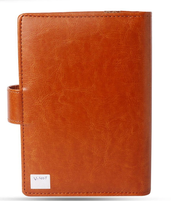 V-407 Diary 2023 A5 Small Organizor Prem Pu/Thermo W/ Sticky Pad + Pen + Spl Box