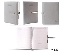 V-522 Diary 2023 B5 Nescafe Fabric W/Prem Lock & Box
