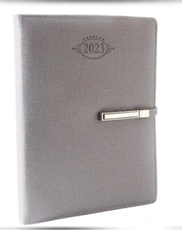V-522 Diary 2023 B5 Nescafe Fabric W/Prem Lock & Box