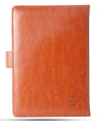 V-505 Diary 2023 A5 1 Dt. PU W/Button & Pocket