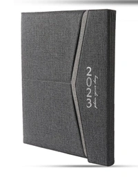 V-517 Diary 2023 B5 Nescafe Fabric Gf Magnetic Folder