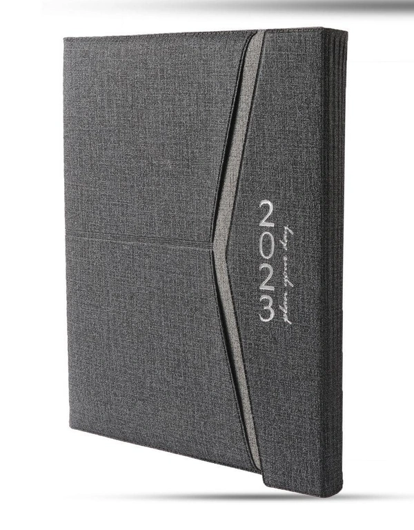 V-517 Diary 2023 B5 Nescafe Fabric Gf Magnetic Folder