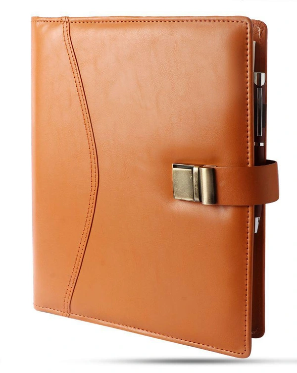 V-531 Diary 2023 B5 Chairman Natural Folder Special W/Pen & Box