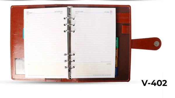 V-402 Diary 2023 B5 Big Organizor Regular PU