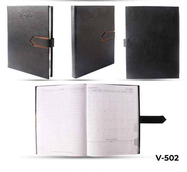 V-502 Diary 2023 B5 Nescafe 1 Dt. Magnet Folder Thermo