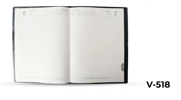 V-518 Diary 2023 B5 Nescafe Stiching Single Fold