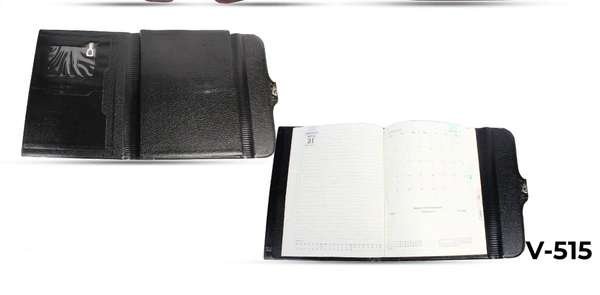 V-515 Diary 2023 B5 Nescafe Key Lock Folder Brown
