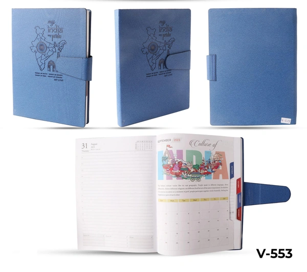 V-553 Diary 2023 B5 India Magnet Flap W/Box