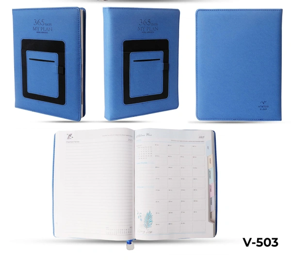 V-503 Diary 2023 B5 Nescafe 1 Dt. Thermo W/Mobile Pocket