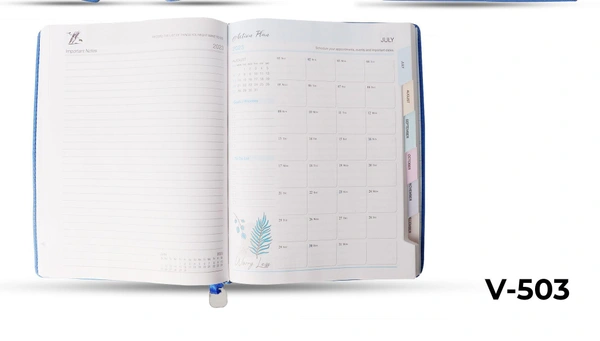 V-503 Diary 2023 B5 Nescafe 1 Dt. Thermo W/Mobile Pocket