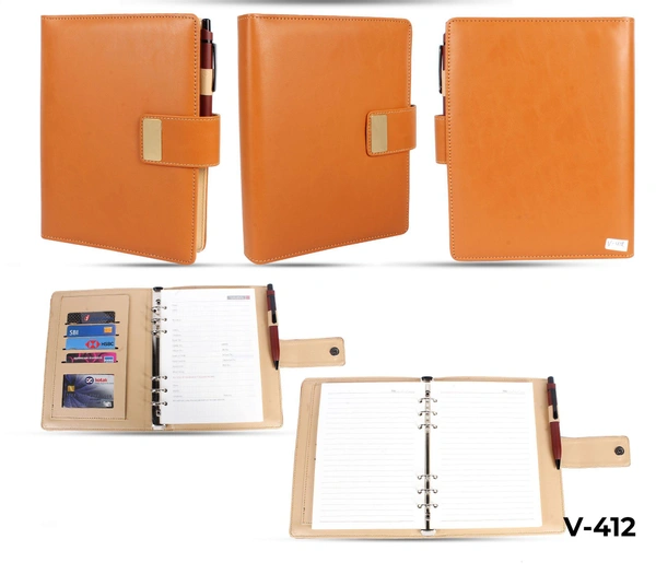 V-412 A5 Special Folder/Organizor W/Pen & Box