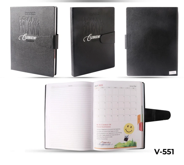 V-551 Diary 2023 B5 Happiness Mag Flap W/Box