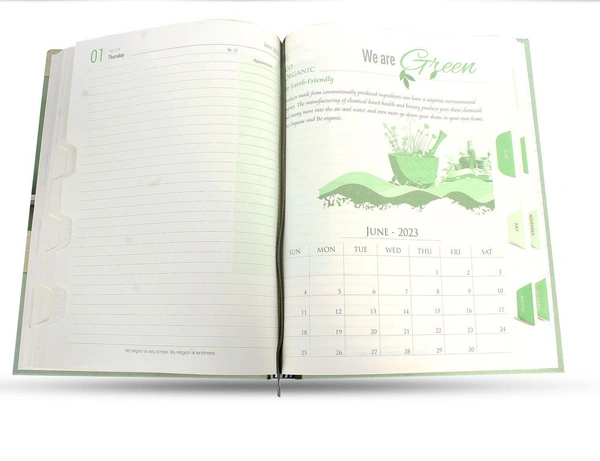 V-782 Diary 2023 B5 Green Future Diary
