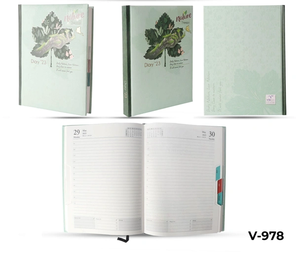 V-978 Diary 2023 B5 Nature Therapy Diary