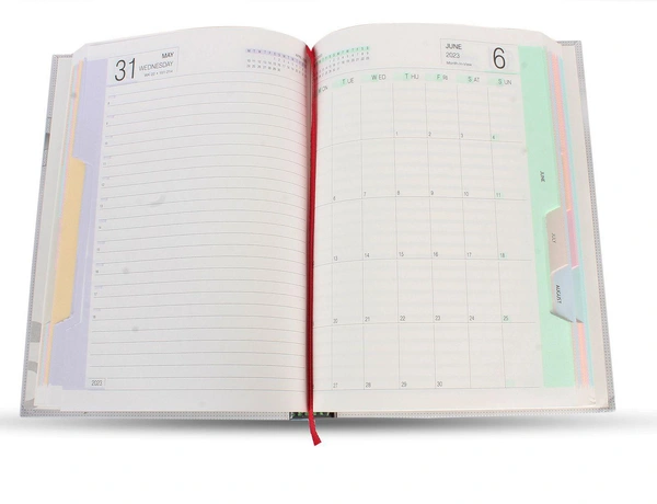 V-340 Diary 2023 A5 Multicolor Sun Sep Premium