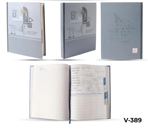 V-389 Diary 2023 B5 Nescafe 1dt Engineer Premium S/sep