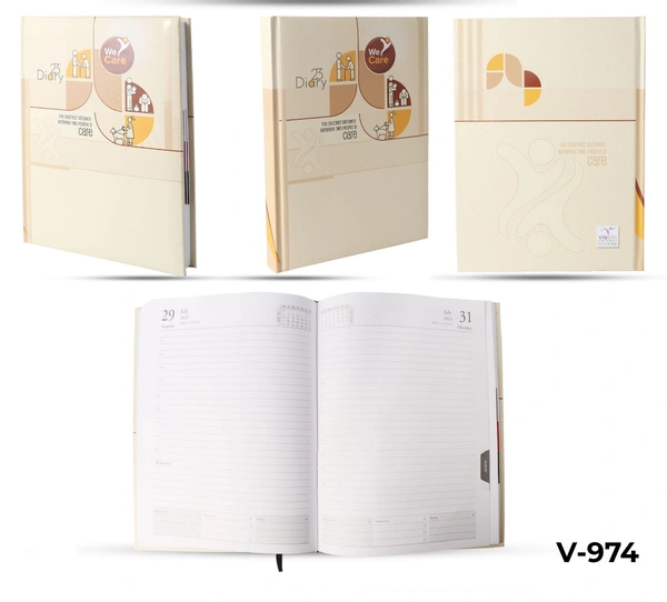 V-974 Diary 2023 B5 We Care Diary