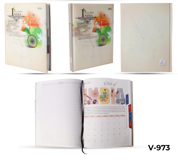 V-973 Diary 2023 B5 India Diary