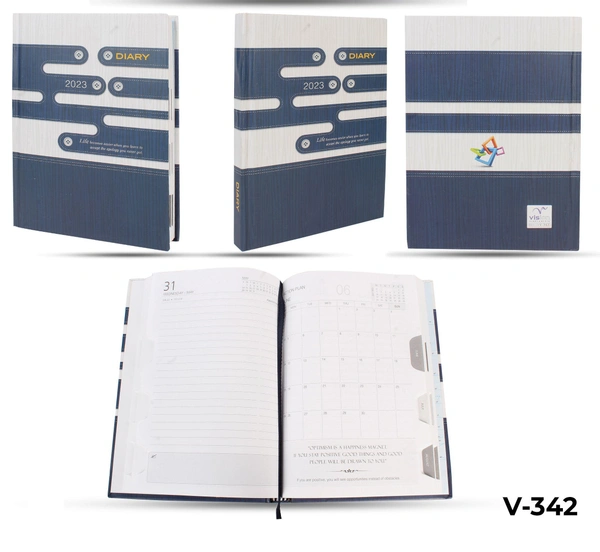 V-342 Diary 2023 A5 Corporate White