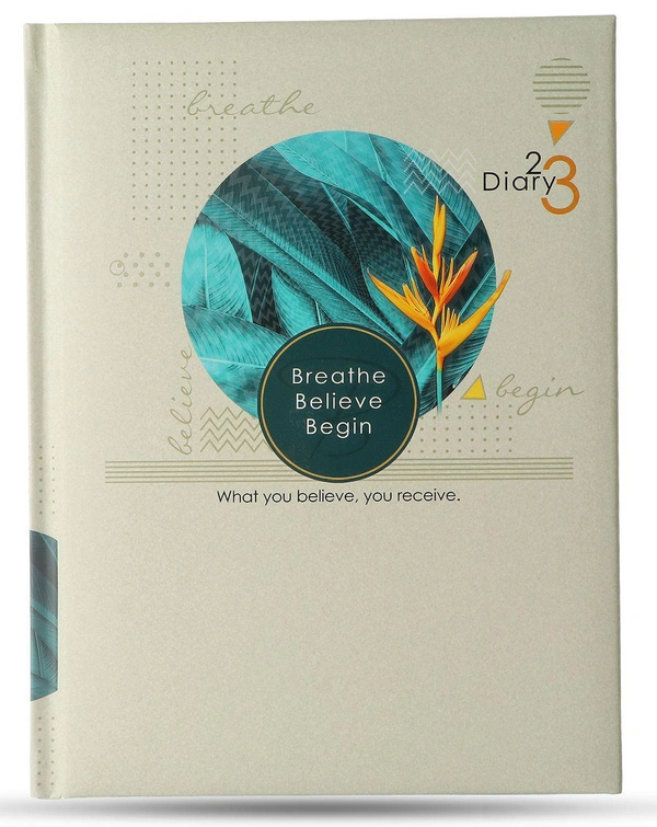 V-976 Diary 2023 B5 Breathe Believe Begin Diary