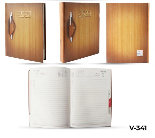 V-341 Diary 2023 A5 Natural Graining Premium 