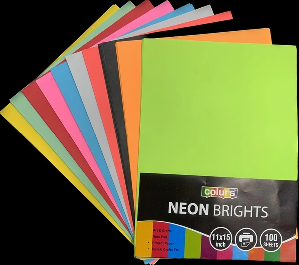 Color Paper 11x15 Size (100 SHEETS)