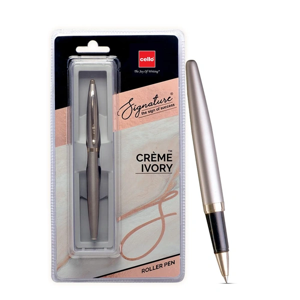 Cello Signature Creme Ivory Roller Pen MRP-225
