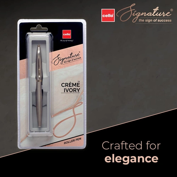 Cello Signature Creme Ivory Roller Pen MRP-225