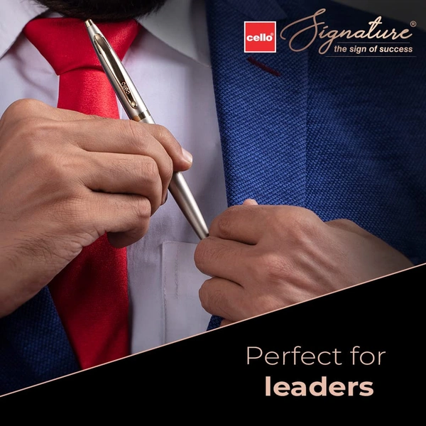 Cello Signature Creme Ivory Roller Pen MRP-225
