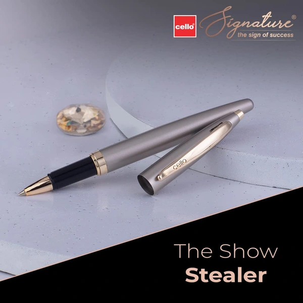 Cello Signature Creme Ivory Roller Pen MRP-225
