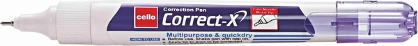 Cello Correct-X Pen 8ml MRP-25