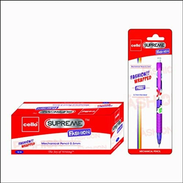 Cello Supreme Fashion 0.7mm Mechanical Pencil 25 MRP