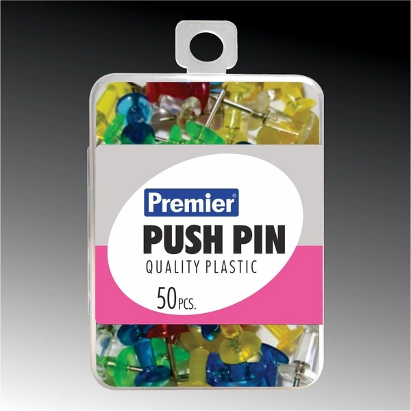 Premier Push Pin (40pc) Transparent