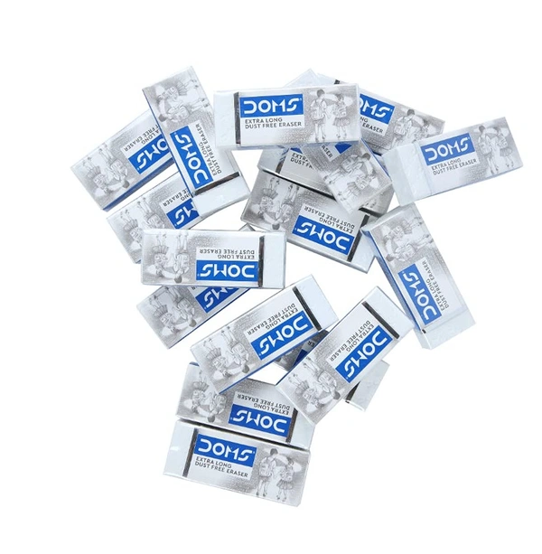 Doms Eraser Non-Dust Long (5 MRP)(20pc Pack)