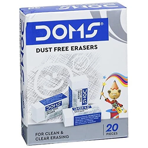Doms Eraser Non-Dust (3 MRP)(20pc Pack)