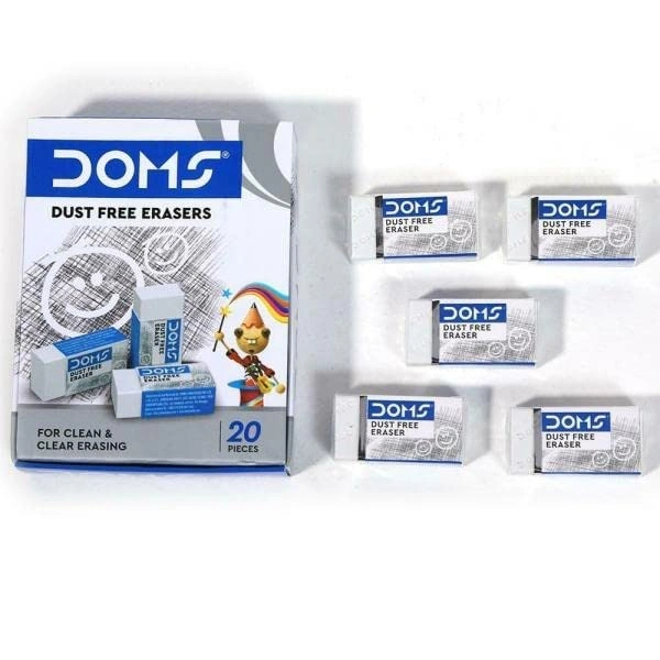 Doms Eraser Non-Dust (3 MRP)(20pc Pack)