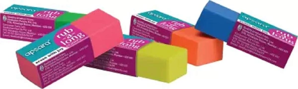 Apsara Rub a Long Eraser 2 MRP (20pc)