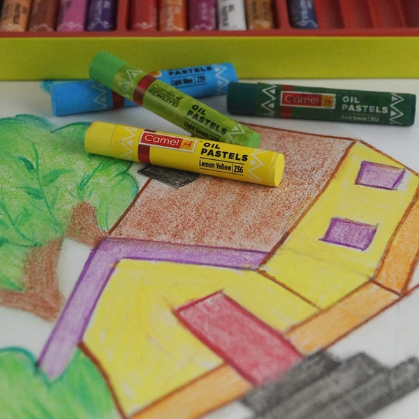 Camel Oil Pastel 15 Shades MRP-65